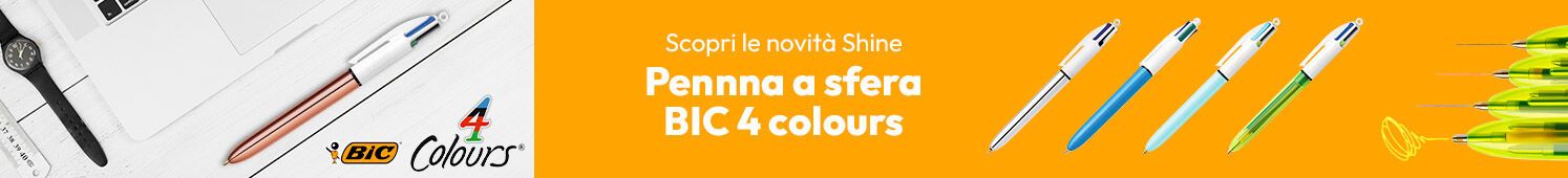 Bic 4 Colours: Scopri le novità Shine!