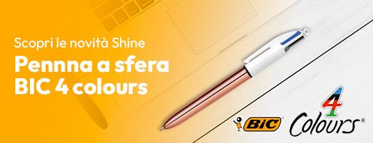 Bic 4 Colours: Scopri le novità Shine!