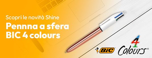 Bic 4 Colours: Scopri le novità Shine!