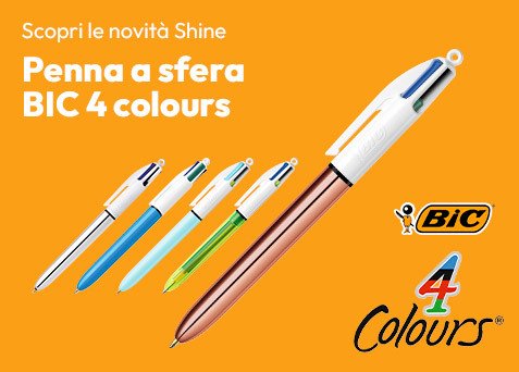 Bic 4 Colours: Scopri le novità Shine!