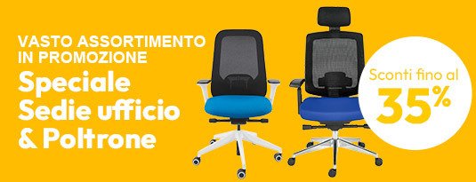Speciale sedie ufficio, poltrone & sgabelli sconti fino al 35%