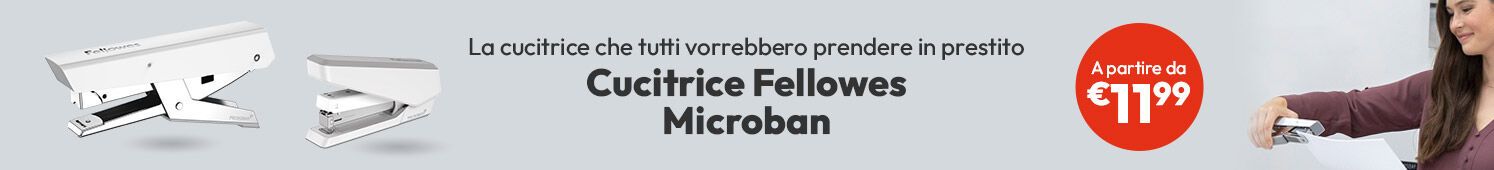 Cucitrice Fellowes Microban a partire da €11,99