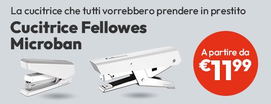 Cucitrice Fellowes Microban a partire da €11,99