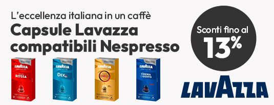Capsule Lavazza compatibili Nespresso sconto fino al 10%