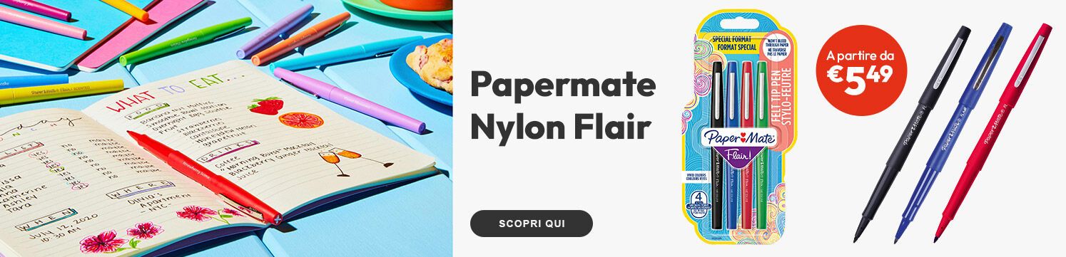 Penna Papermate Nylon Flair a partire da soli €5,49 per conf.