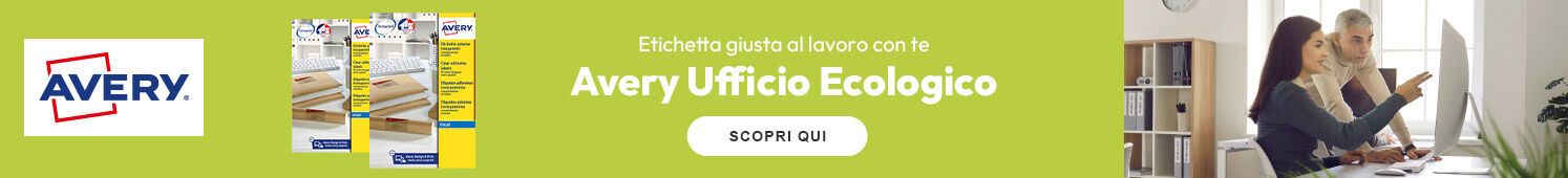 Avery ufficio ecologico etichetta giusta al lavoro con te!