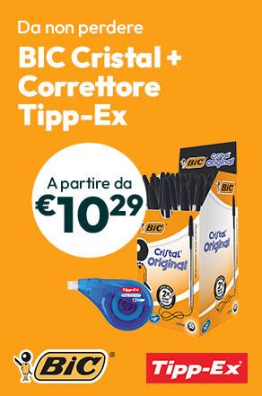 BIC Cristal + Tipp-ex a partire da soli €10,29