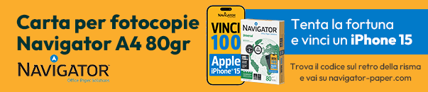 Carta per fotocopie Navigator - Tenta la fortuna e vinci un iPhone 15!