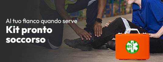 Kit pronto soccorso - al tuo fianco quando serve!