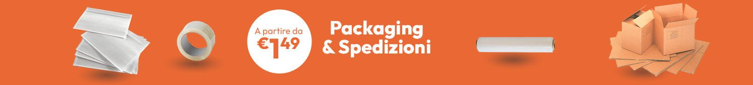 Packaging & Spedizioni scopri tutti gli articoli a partire da soli € 1,49