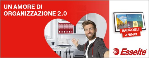 Con Esselte un' amore di organizzazione