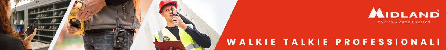 Walkie talkie professionali Midland