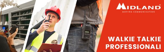 Walkie talkie professionali Midland