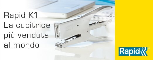 Rapid K1 la cucitrice più venduta al mondo