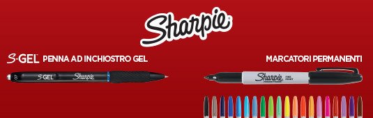 Marcatori permanenti e penna ad inchiostro Sharpie