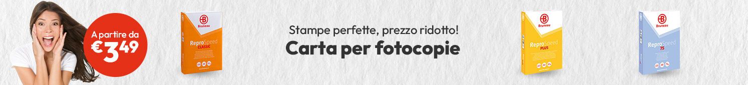 Carta per fotocopie a partire da €3,49 per risma