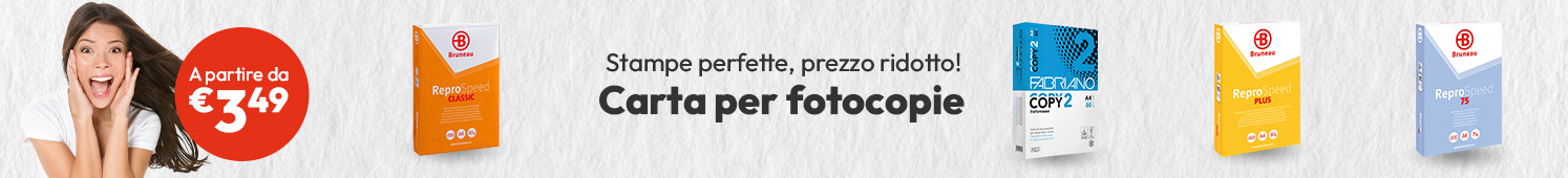 Carta per fotocopie a partire da €3,49 per risma