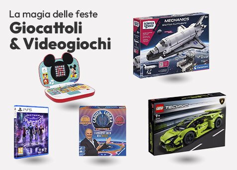 Giocattoli & Videogiochi : la magia delle feste!