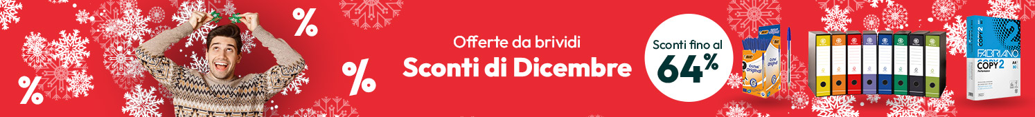 Sconti di dicembre 2024 risparmi fino al 64%!