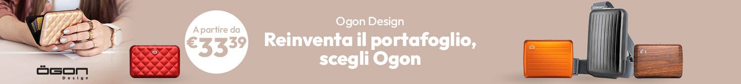 Reinventa il tuo portafoglio, scegli Ogon a partire da soli € 33,39