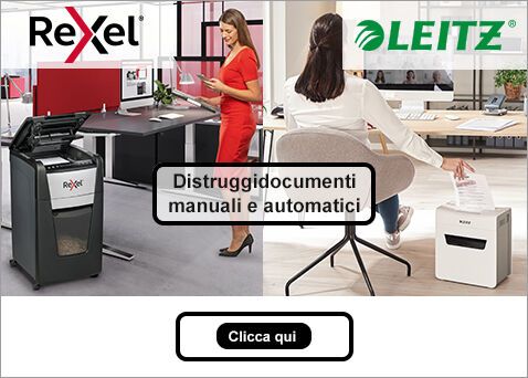 Distruggidocumenti manuali e automatici