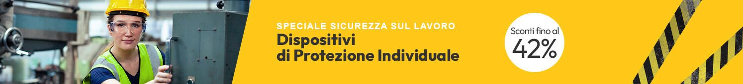 Dispositivi di Protezione Individuale - Sconti fino al 47%!