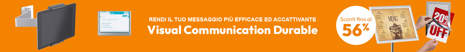 Durable Visual Commnication Sconti fino al 56%