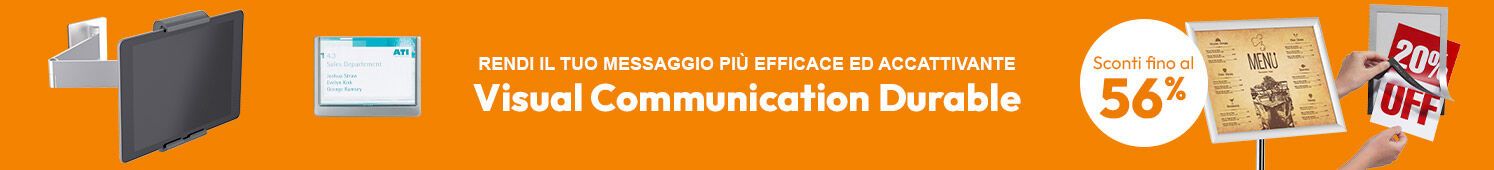 Durable Visual Commnication Sconti fino al 56%