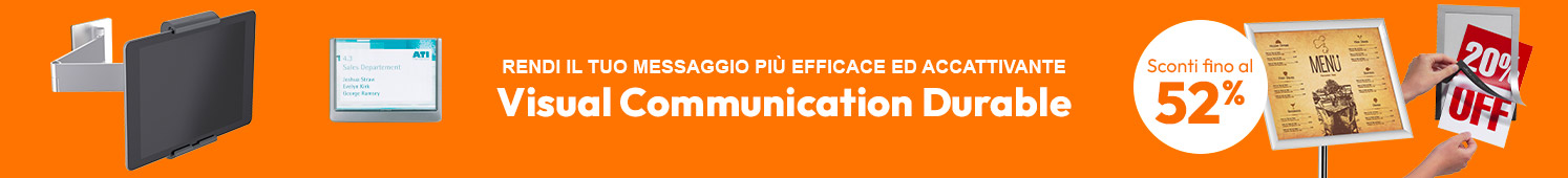 Durable Visual Commnication Sconti fino al 52%