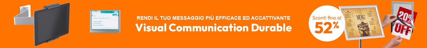 Durable Visual Commnication Sconti fino al 52%