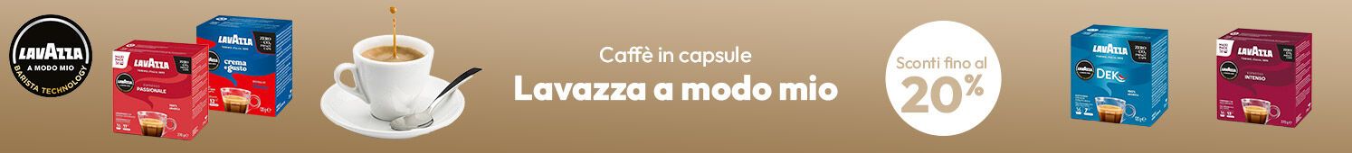 Lavazza a modo mio caffè in capsule con sconti fino al 20%!