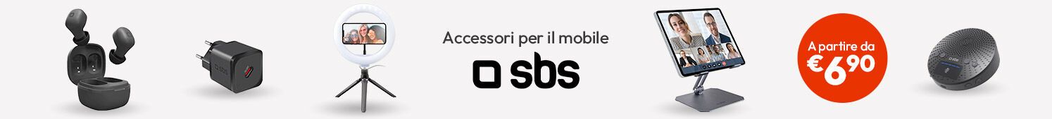 SBS Accessori per mobile a partire da € 6,90