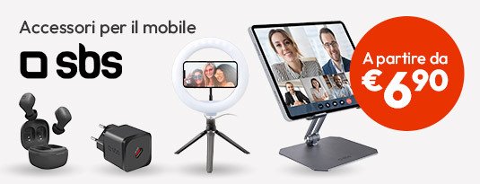 SBS Accessori per mobile a partire da € 6,90