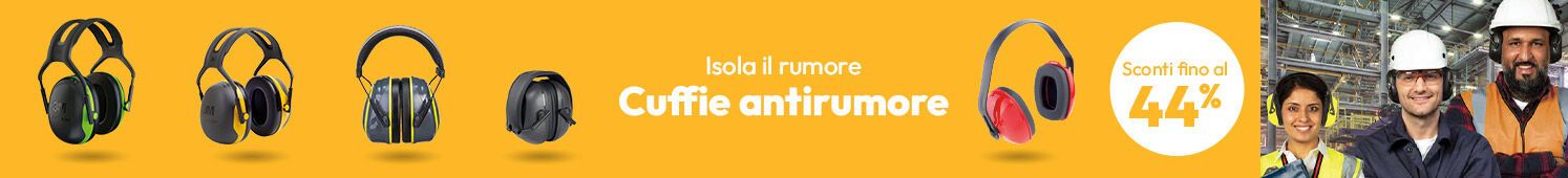 Cuffie antirumore con sconti fino al 44%