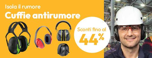 Cuffie antirumore con sconti fino al 44%