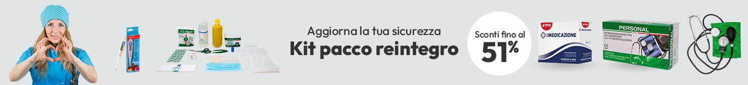 Kit pacco reintegro con sconti fino al 51%