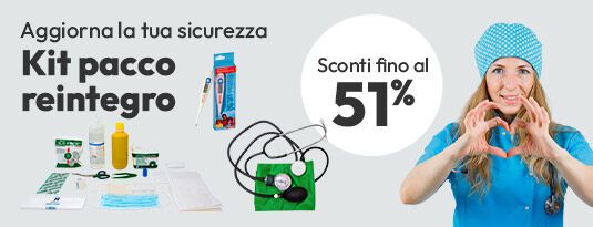 Kit pacco reintegro con sconti fino al 51%