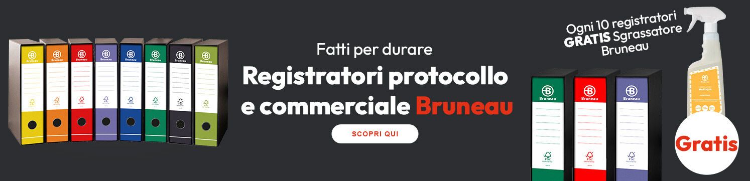 Ogni 10 pezzi uno sgrassatore Bruneau in omaggio!