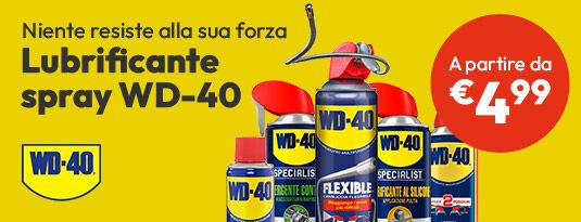 Lubrificante spray WD-40 a partire da €4,99