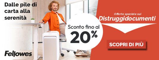 Fellowes Coach Distruggidocumenti sconto fino al 20%