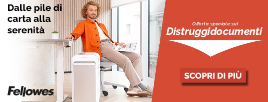 Fellowes coach ufficio distruggidocumenti