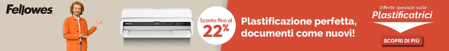 Plastificatrici Fellowes scopri i prodotti che ti aiutano a produrre una documentazione perfetta!