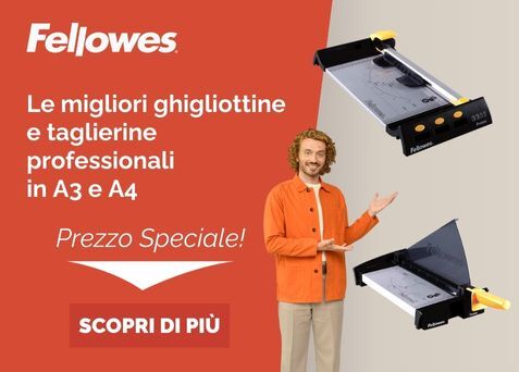 Fellowes ghiglotine e taglierine professionali A3 e A4