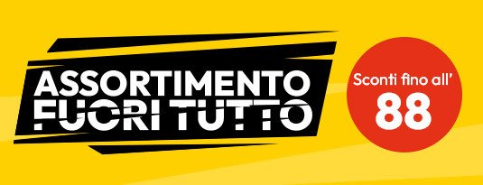Fuori Tutto Sconti fino all'88%