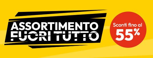 Fuori Tutto Sconti fino al 55%