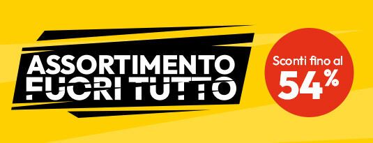Fuori Tutto Sconti fino al 54%