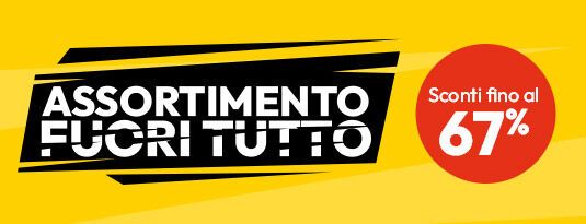 Fuori Tutto Sconti fino al 67%