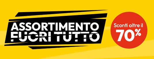 Fuori Tutto Sconti oltre il 70%