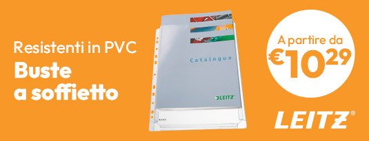 Buste a soffietto Leitz a partire da €10,29