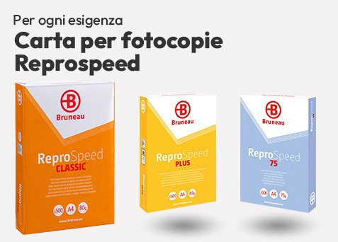 Carte per fotocopie Reprospeed - carte per ogni esigenza!
